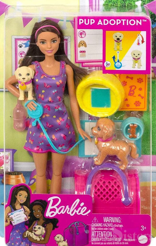 Barbie Adopt A Pup Playset