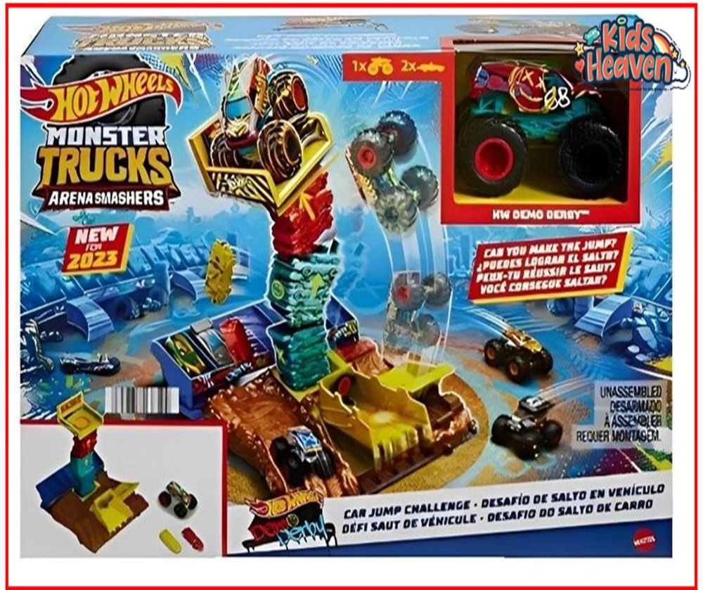 Monster Trucks Car Jump Challenge