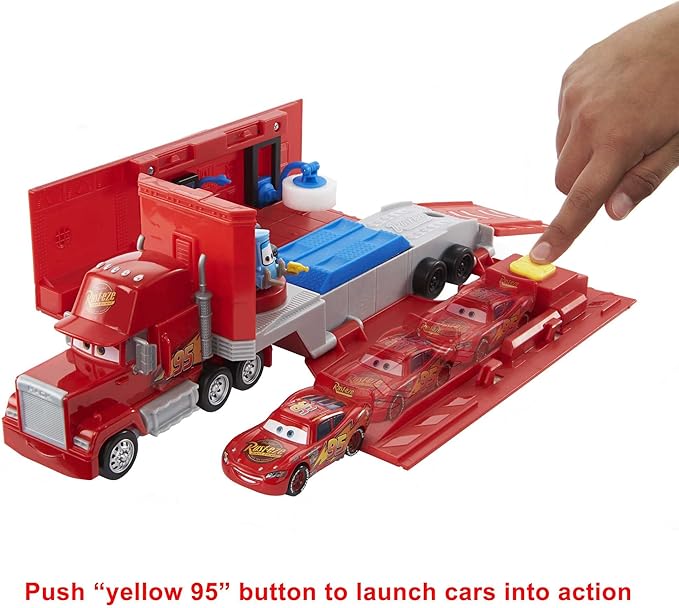 CARS GLOW RACERS TRANSFORMING MACK PLAYSET