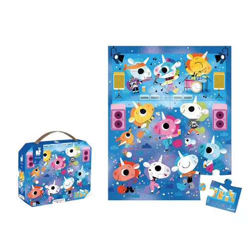 Janod Unicorns Rock Concert Puzzles 24&