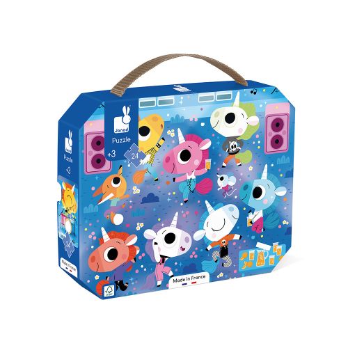 Janod Unicorns Rock Concert Puzzles 24&