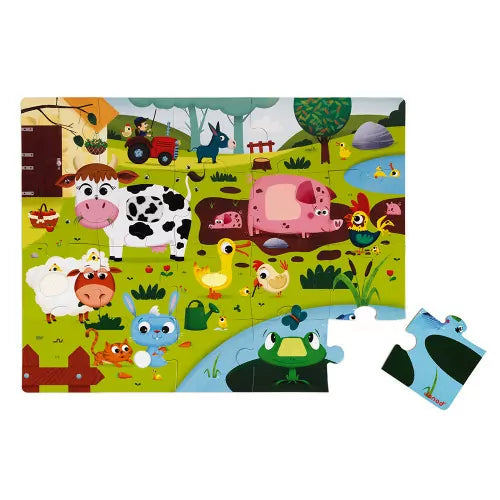 Janod Tactile Farm Animals 20 Pcs