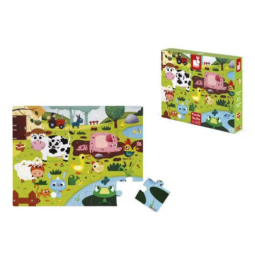 Janod Tactile Farm Animals 20 Pcs