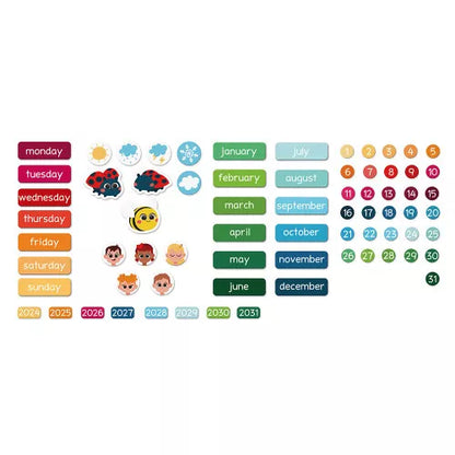 Janod Magnetic Calendar - En Version