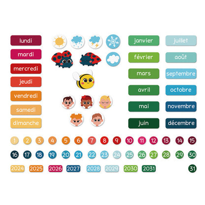 Janod Magnetic Calendar - Fr Version