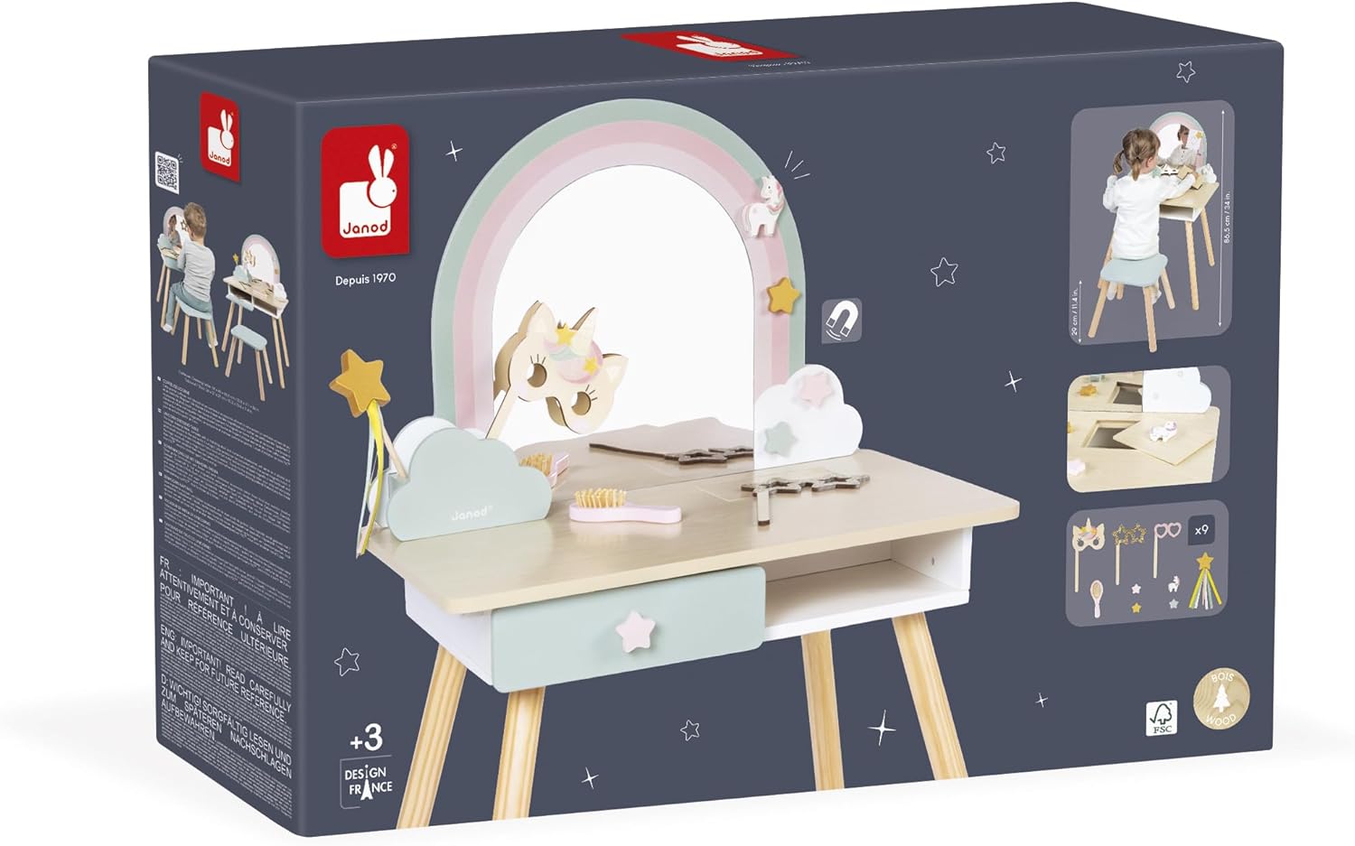 Janod Unicorn - Dressing Table