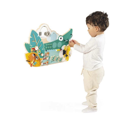 Tropik Wooden Crocodile Busy-Board