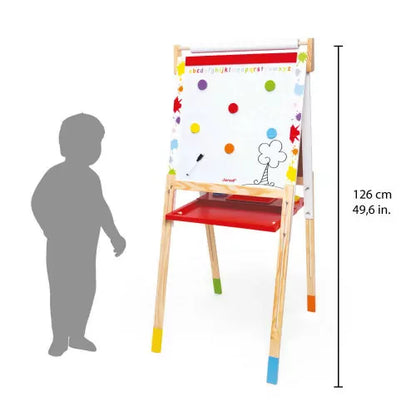 Janod Splash Adjustable Easel 3-8YRS