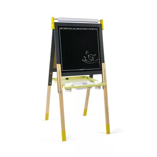 Janod Grey/Yellow Adjustable Easel