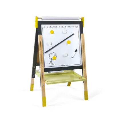 Janod Grey/Yellow Adjustable Easel