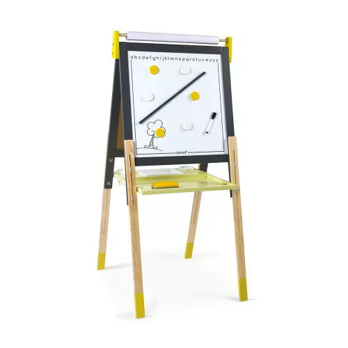 Janod Grey/Yellow Adjustable Easel