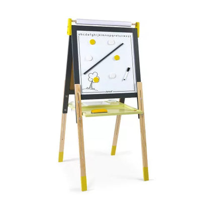 Janod Grey/Yellow Adjustable Easel