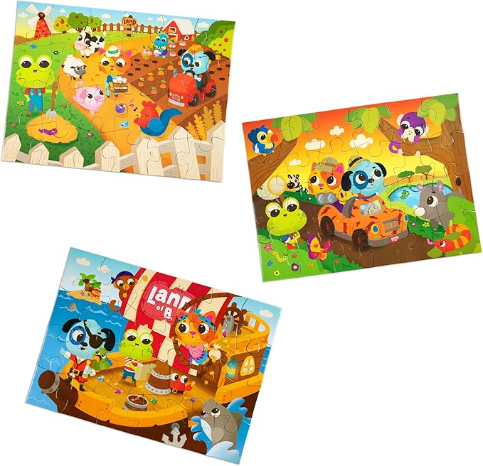 Land Of B 3 Pack Puzzles