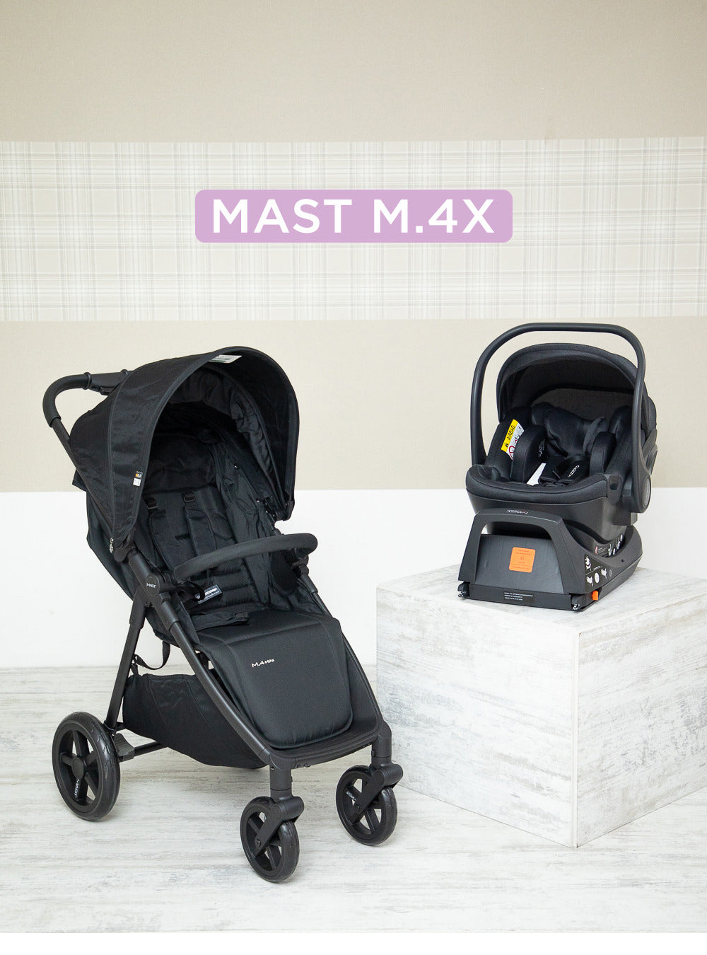 Travel System M4 MINI Onyx
