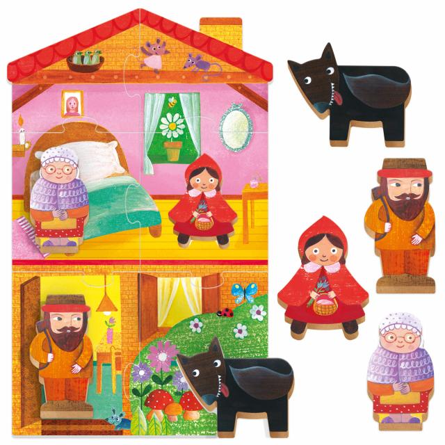 Montessori First Puzzle Little Red Riding Hood