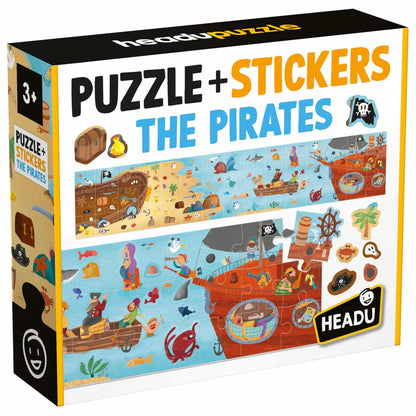 Puzzle + Stickers The Pirates