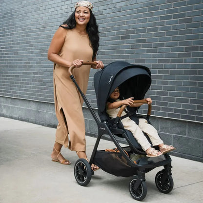 NUNA Stroller Triv Next Caviar with Pipa Urban ISOFIX Car Seat