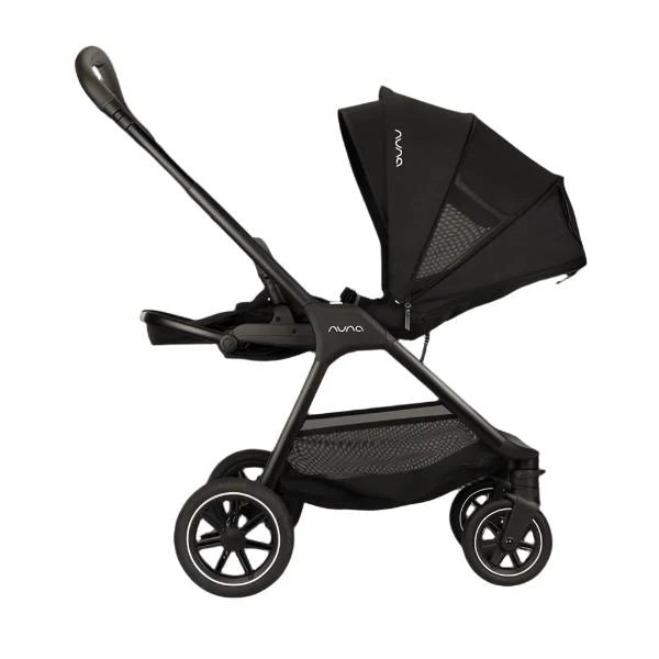 NUNA Stroller Triv Next Caviar with Pipa Urban ISOFIX Car Seat