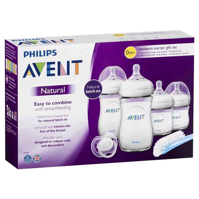 Avent Newborn 3.0 Natural Starter Set - Plain