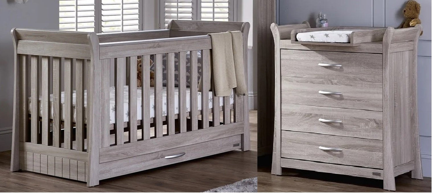 Baby style noble ash 2 pieces bedroom set