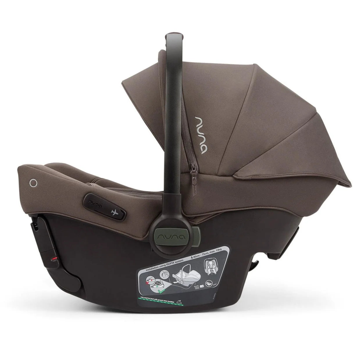 NUNA Mixx Next Stroller Chestnut with Pipa Urban ISOFIX Car Seat