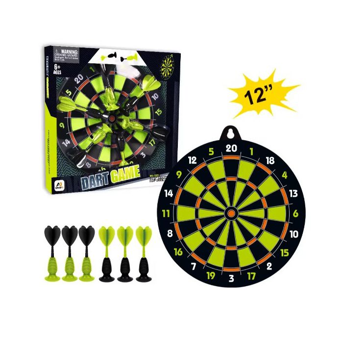 PLASTIC 12 INCH DART GAME