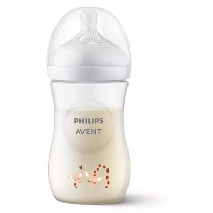 Avent Natural Bottle 260ML Giraffe-Single Pack