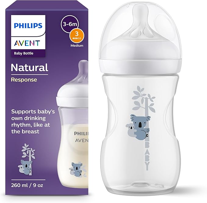 Avent Natural Bottle 260ML Koala-Single Pack