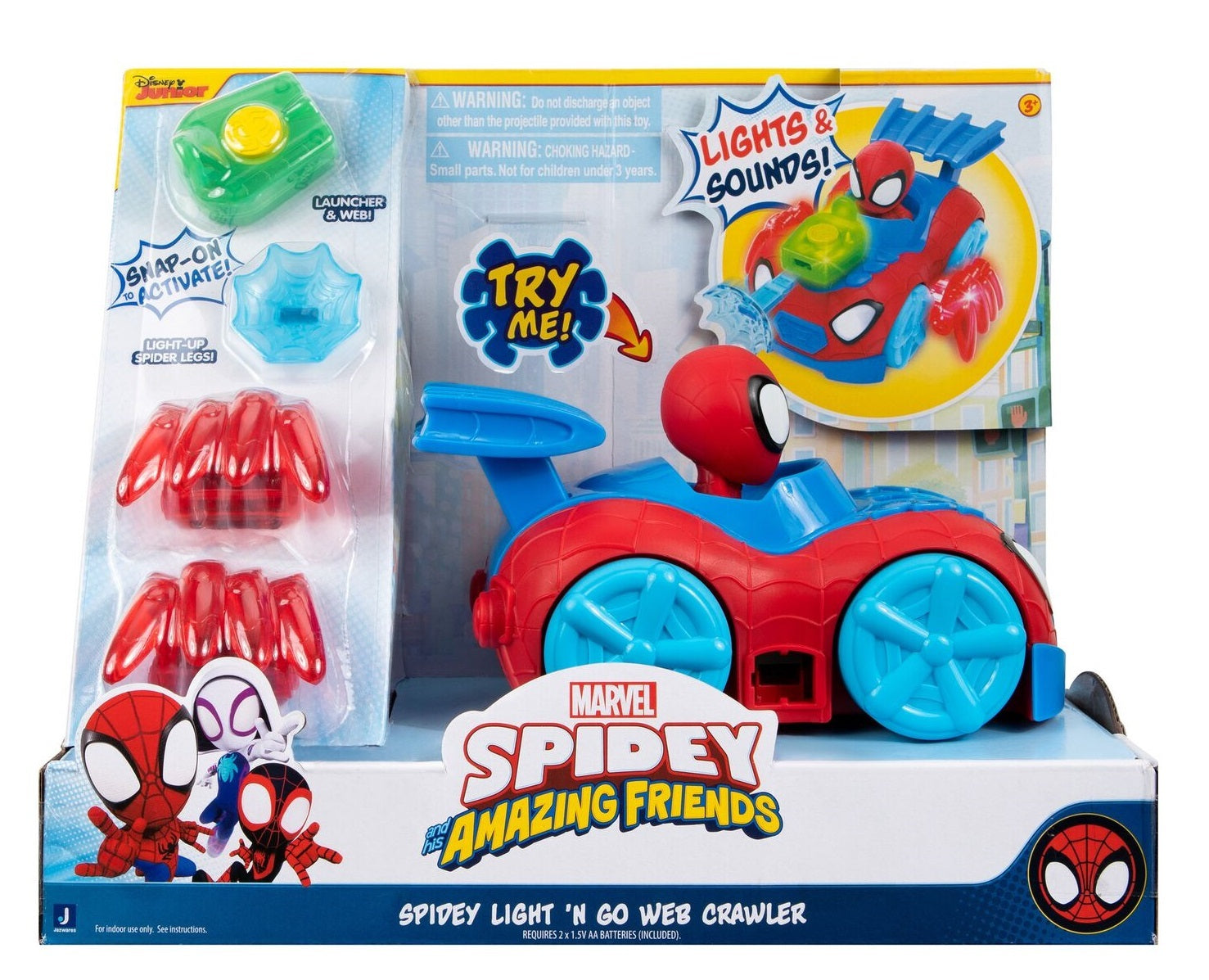 Spidey Light N Go Web Crawler