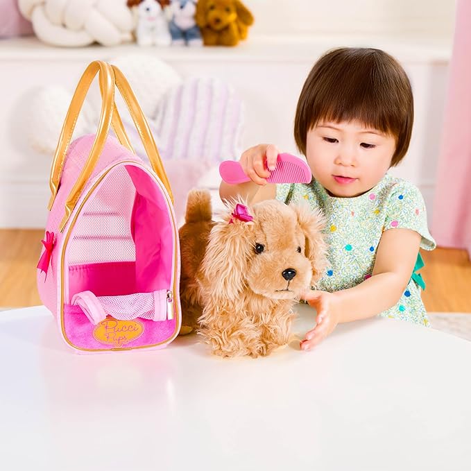 Pucci Pups Gold Dot Bag With Spaniel