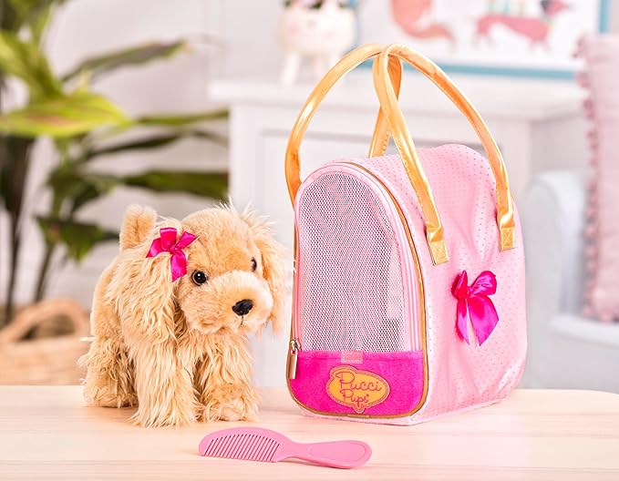 Pucci Pups Gold Dot Bag With Spaniel