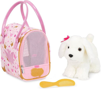 Pucci Pups Pink Crown Glam Bag With Plush