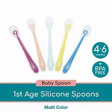 Set of 5 Silicone Spoons 1st Age