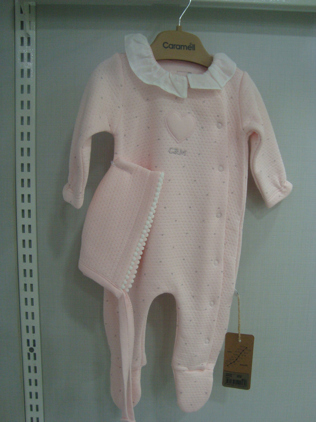 2 Pcs Set Love, Overall &amp; Bonnet