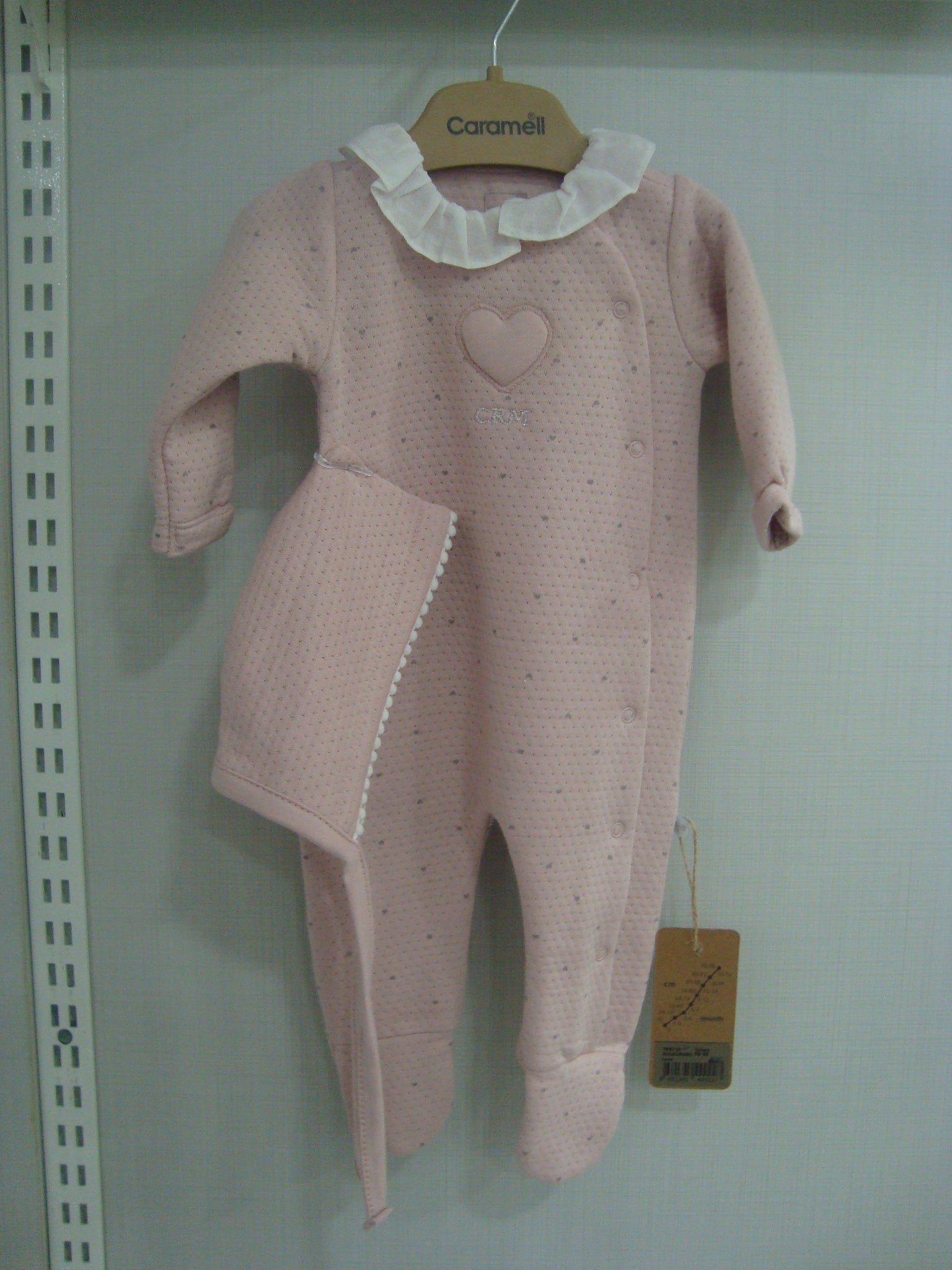 2 Pcs Set Love, Overall &amp; Bonnet