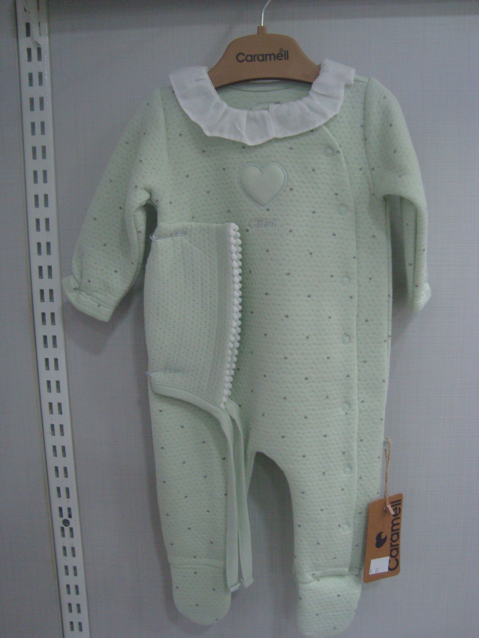 2 Pcs Set Love, Overall &amp; Bonnet