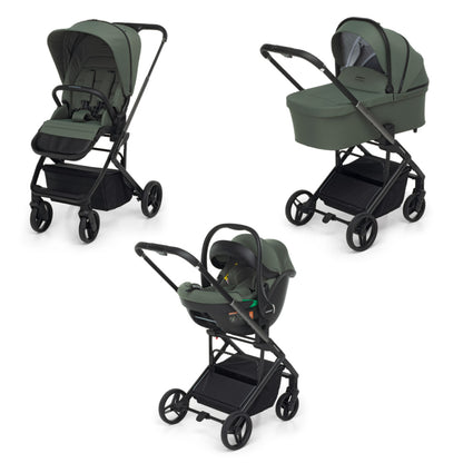 TicToc Stroller Olive + Car Seat + Base + Bag