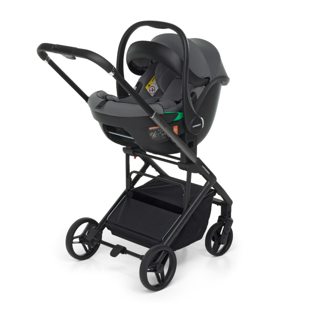 TicToc Stroller Stone + Car Seat + Base + Bag