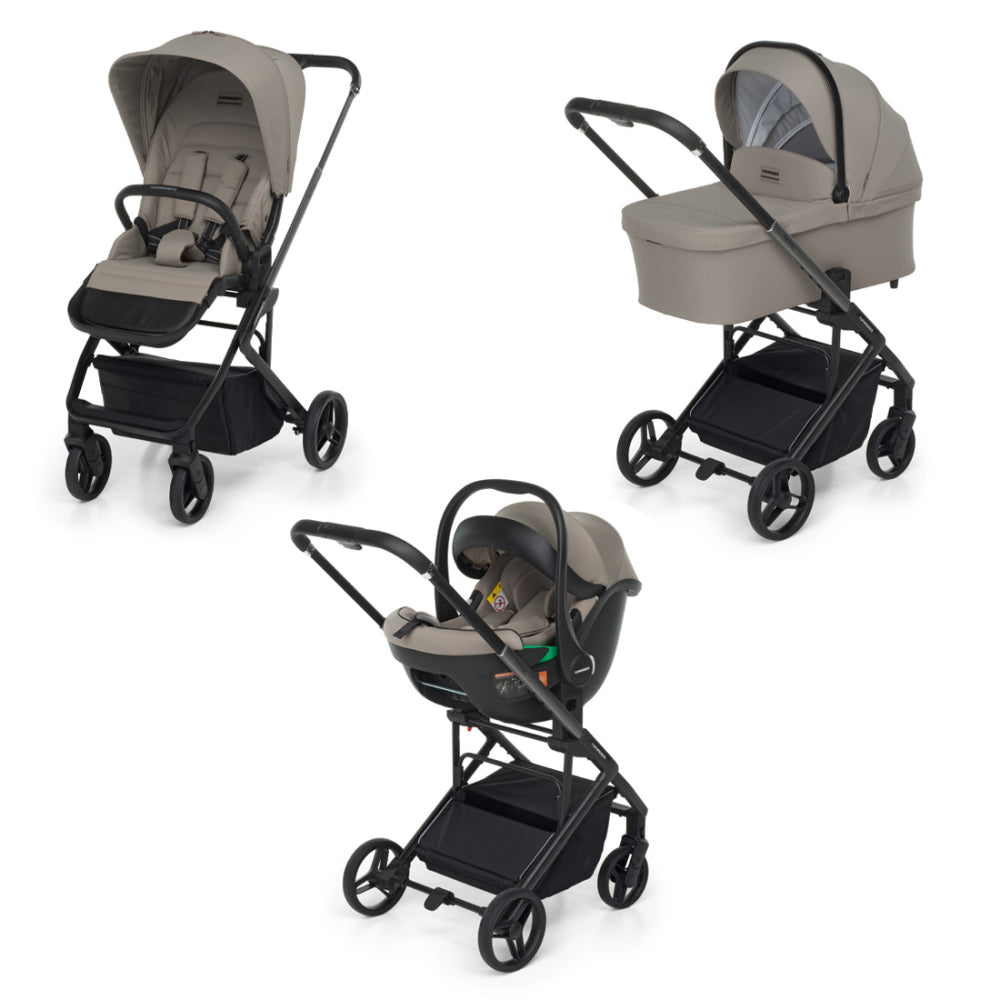TicToc Travel System I-Size + Car Seat + Basse +Bag + Carrycot Desert