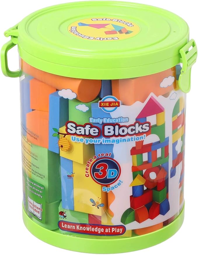 Early Education Safe Blocks, Use Your Imagination.