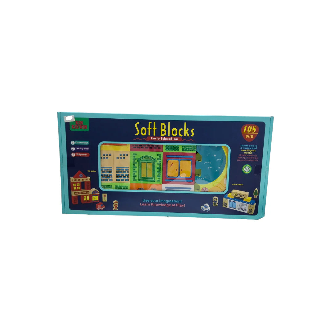 Soft Blocks Early Education 108 pcs