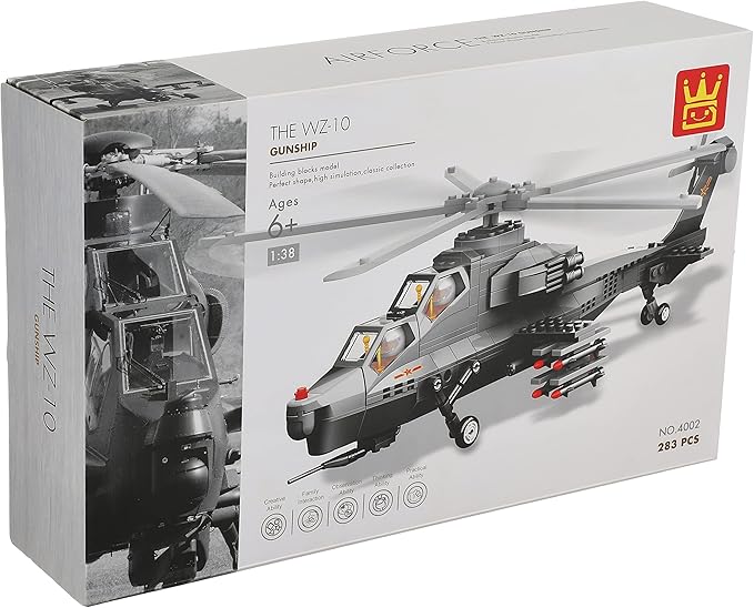 Fiery Thunderbolt Helicopter Gunship