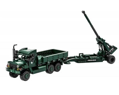 M35 2.5-Ton Cargo truck And M198 Howitzer