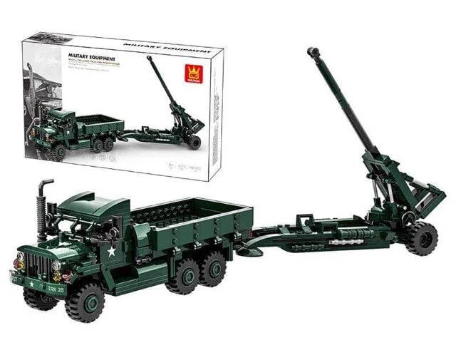 M35 2.5-Ton Cargo truck And M198 Howitzer