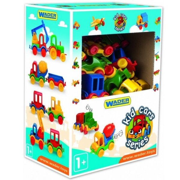 Wader Kid Cars Big Display 54 Pcs