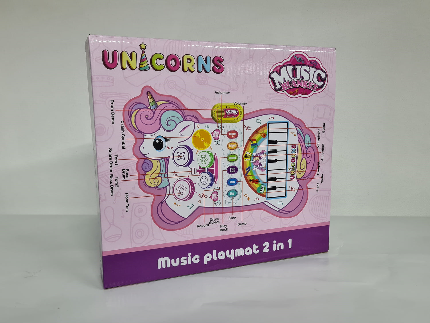 Unicorn Music Playmat 2 in 2