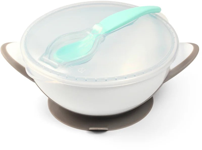 Baby Suction Bowl Spoon Blue