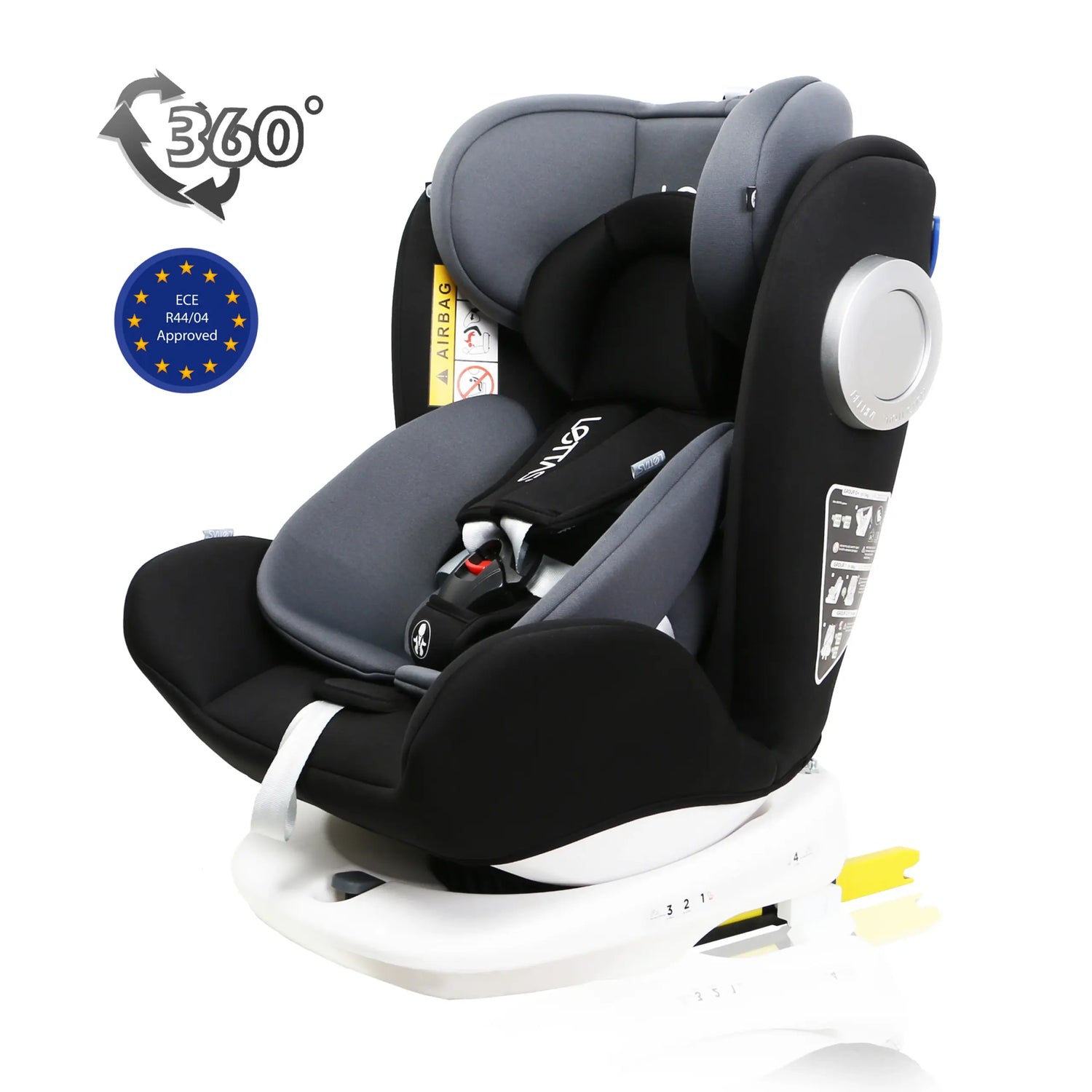 Lettas baby car seat rotation 360?