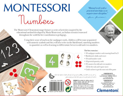 Clementoni montessori les chiffres