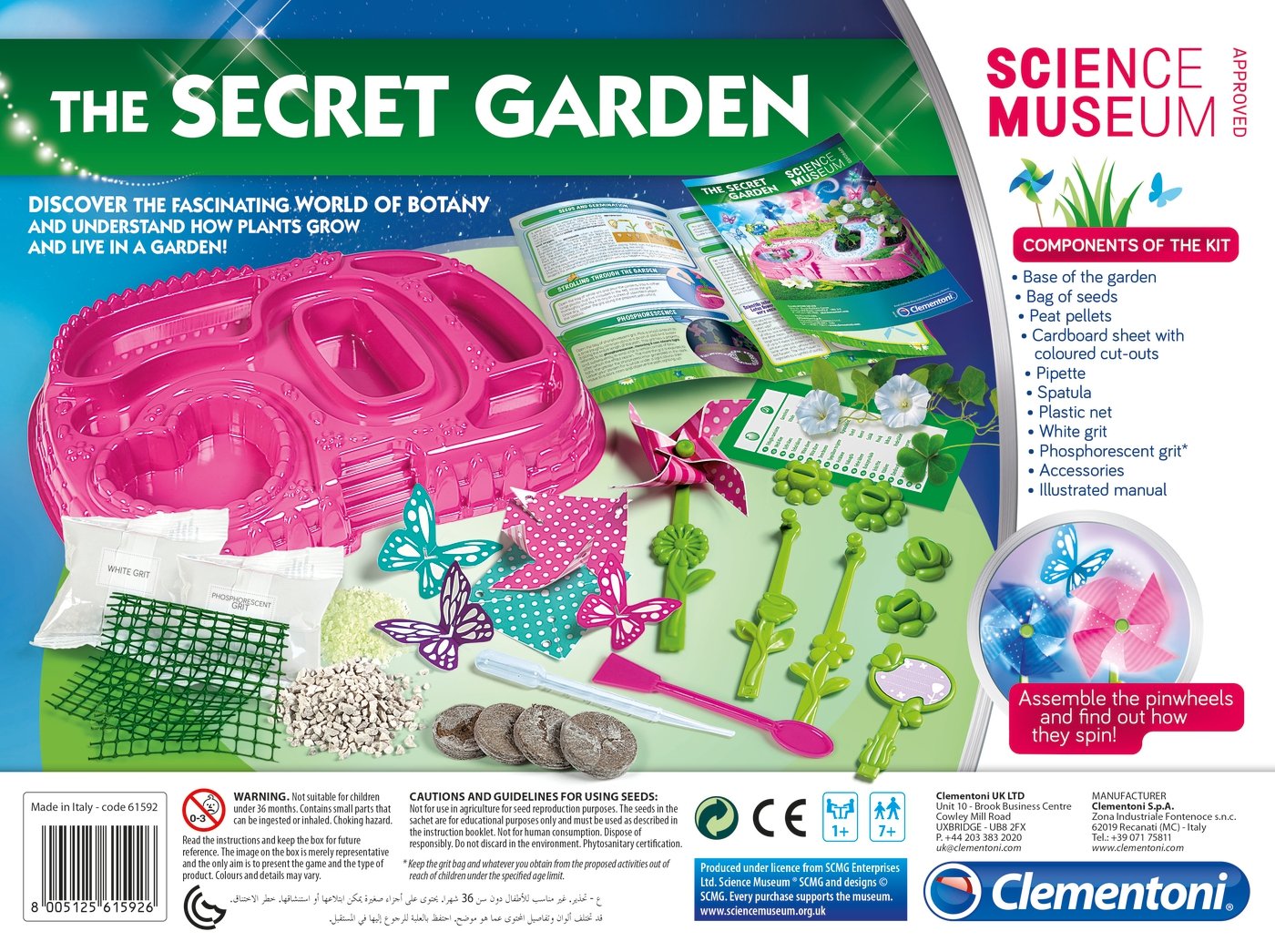 Clementoni science museum - secret garden